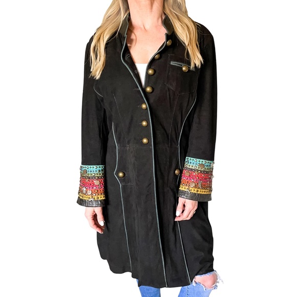 Double D Ranch Jackets & Blazers - Double D Ranch Suede Charm Jacket in Black